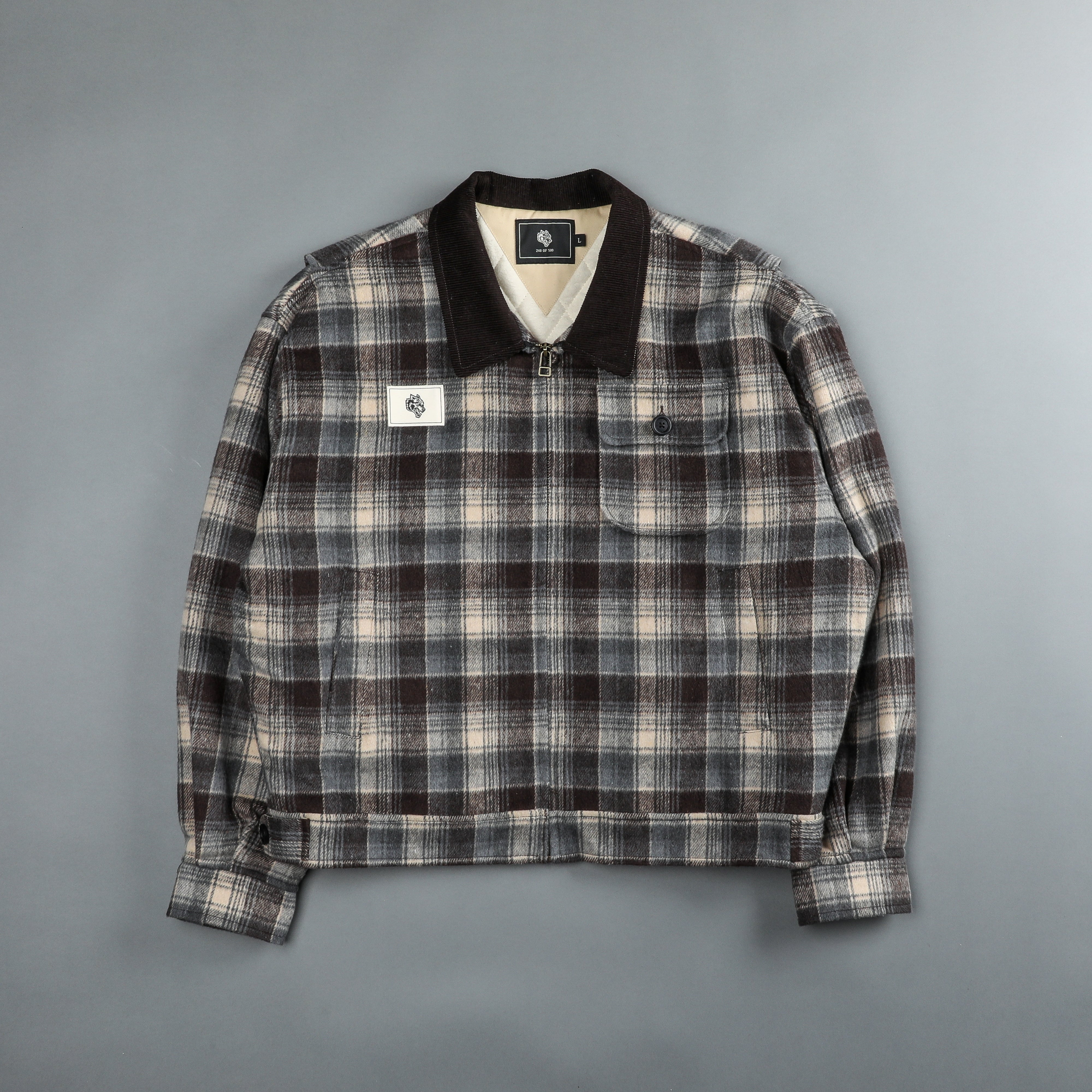 Wolf Head Logan Jacket in Coastal Plaid
