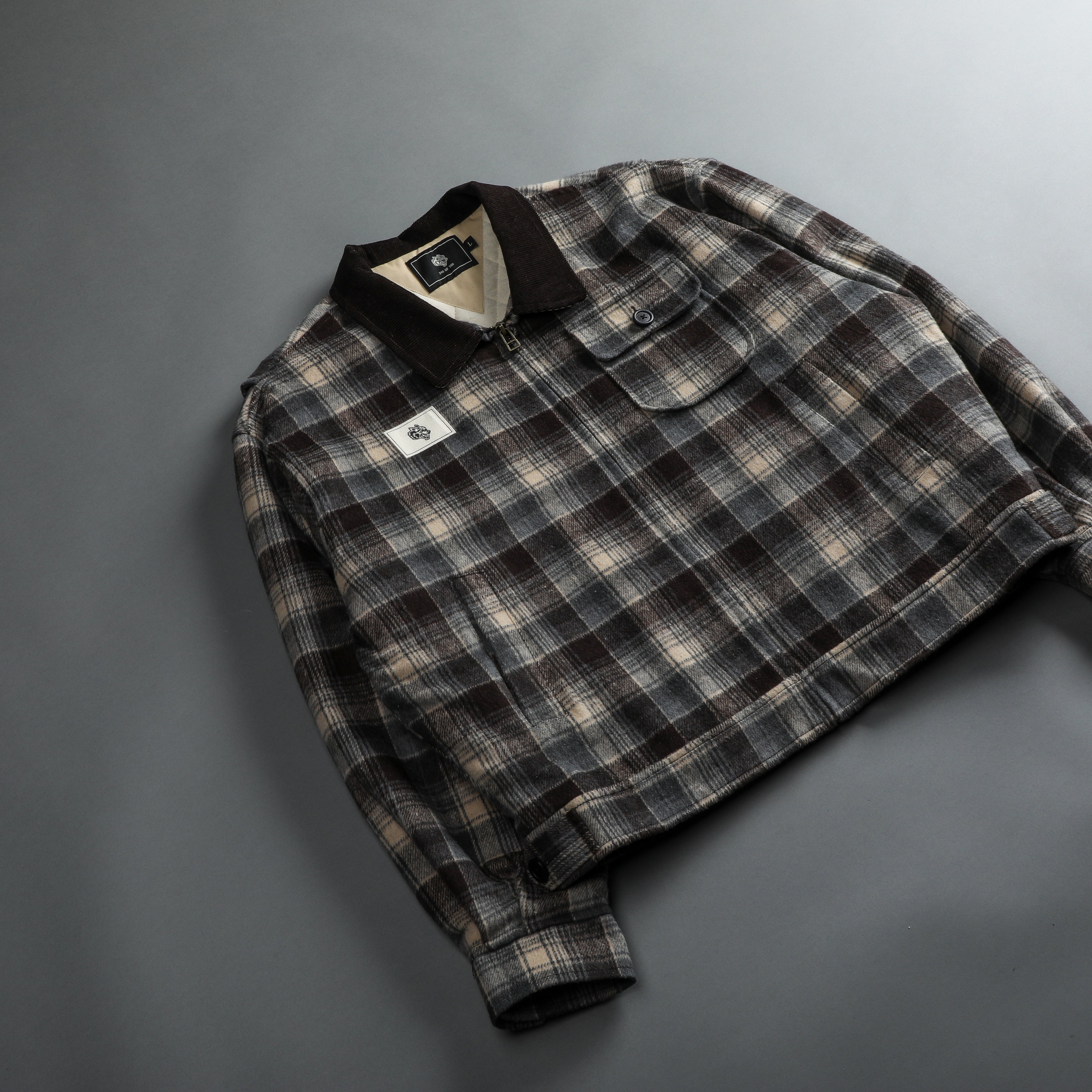 Wolf Head Logan Jacket in Coastal Plaid