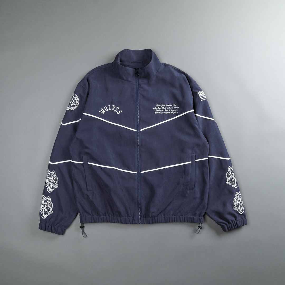Kings Darby Track Jacket in Storm Blue