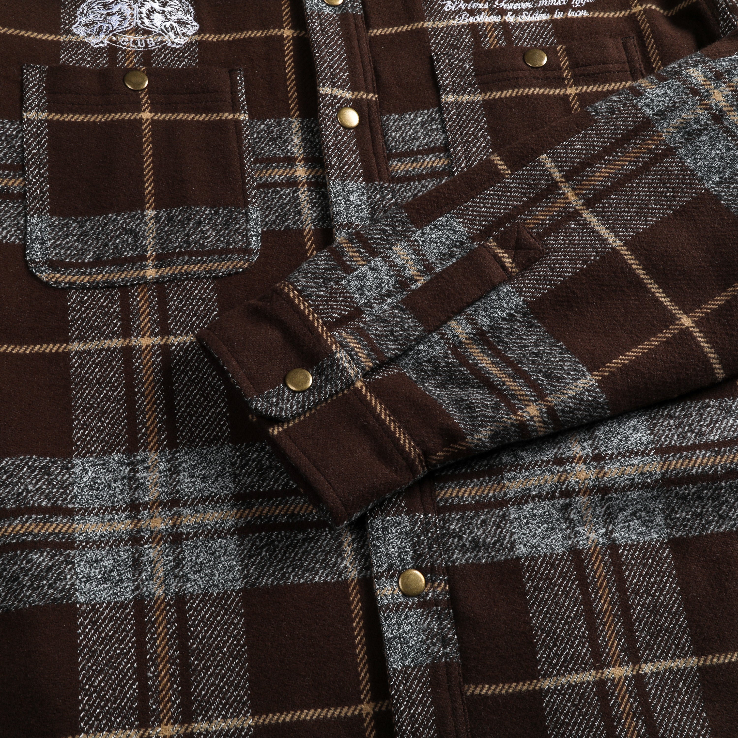 Marked Seattle Sherpa Lined Flannel in Frontier Plaid