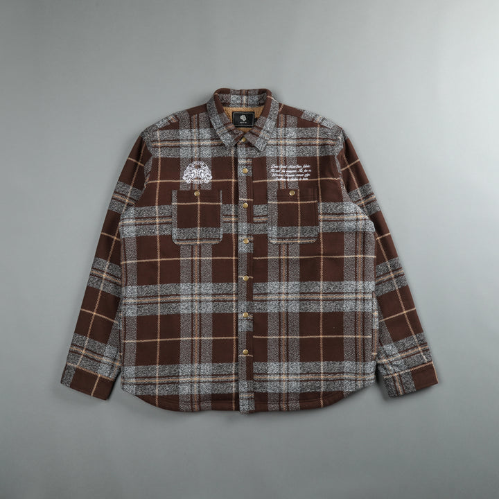 Marked Seattle Sherpa Lined Flannel in Frontier Plaid