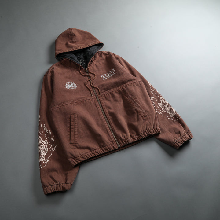 Fired Up Calaway Jacket in Distressed Norse Brown