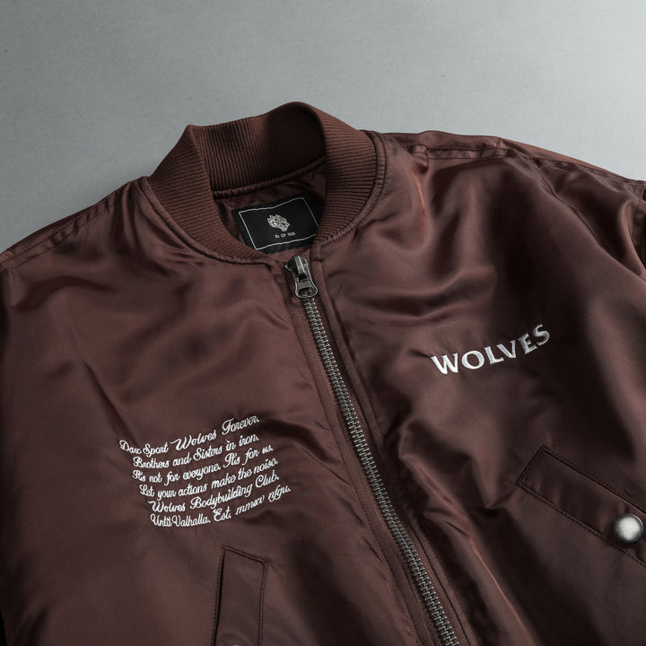 Covered Trin Bomber Jacket in Norse Desert Brown