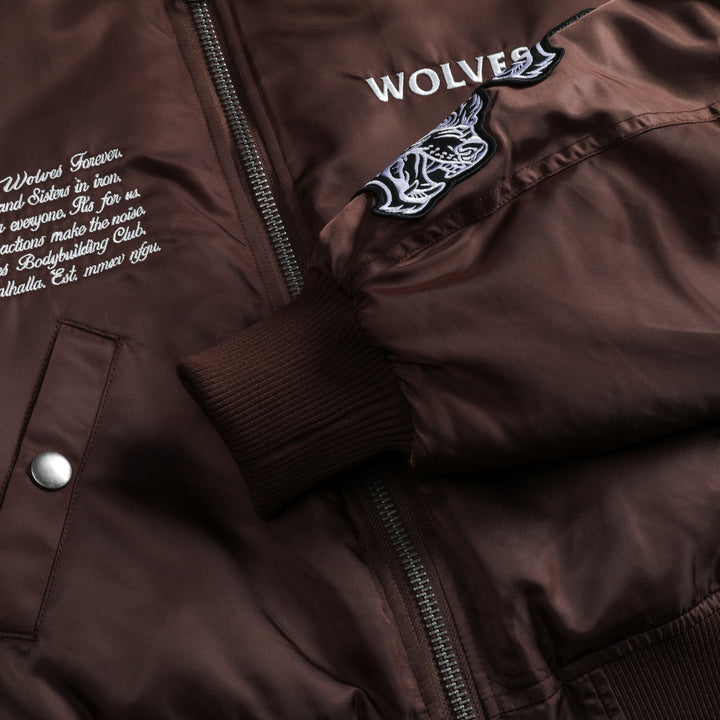 Covered Trin Bomber Jacket in Norse Desert Brown