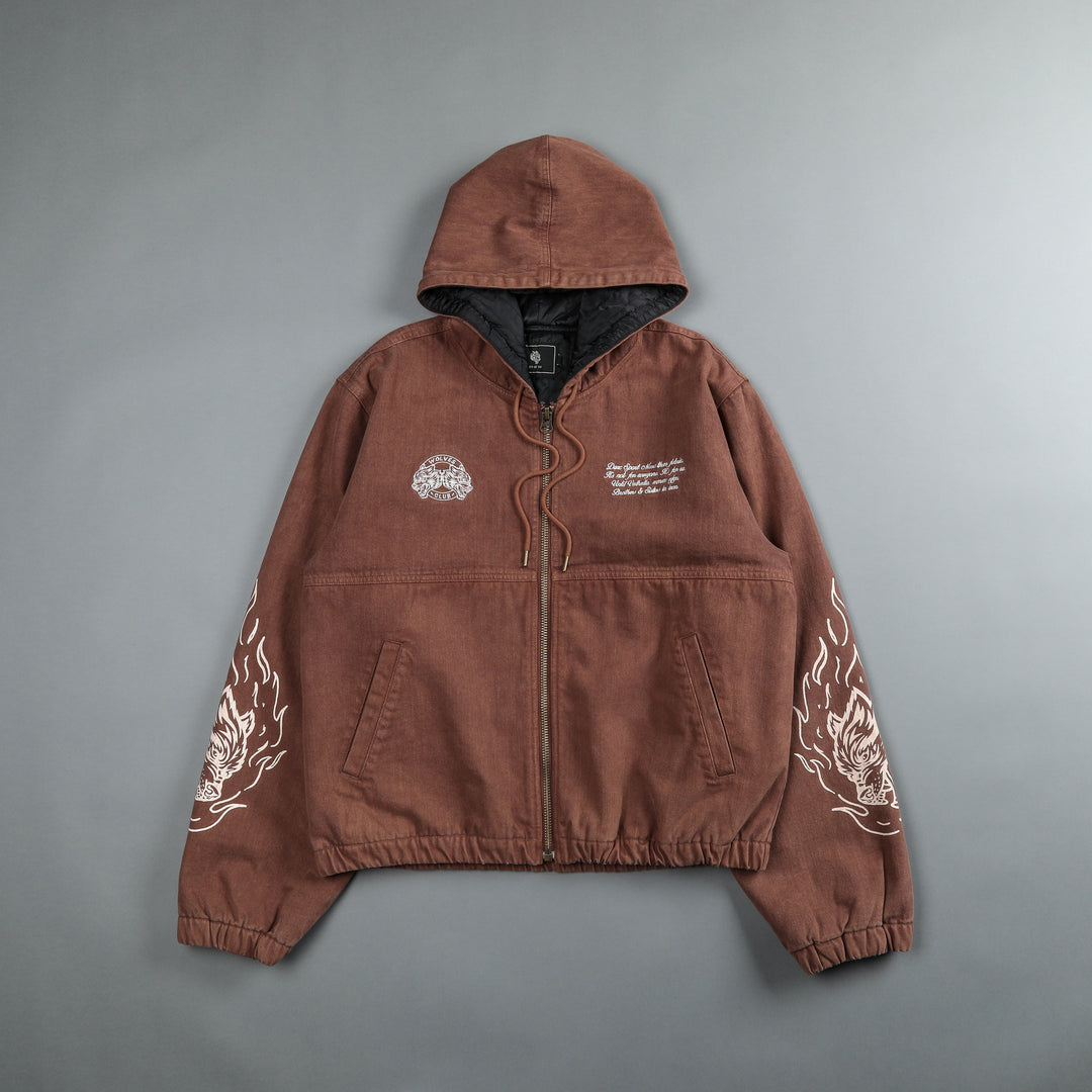 Fired Up Calaway Jacket in Distressed Norse Brown