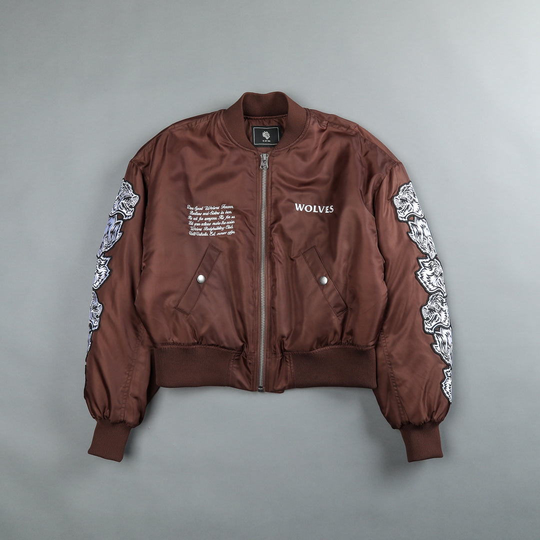 Covered Trin Bomber Jacket in Norse Desert Brown
