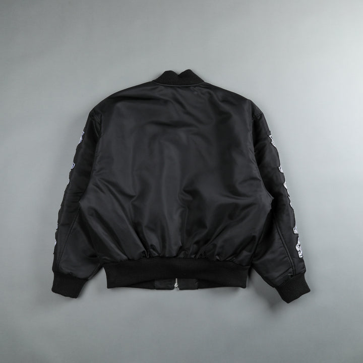 Covered Remy Bomber Jacket in Black