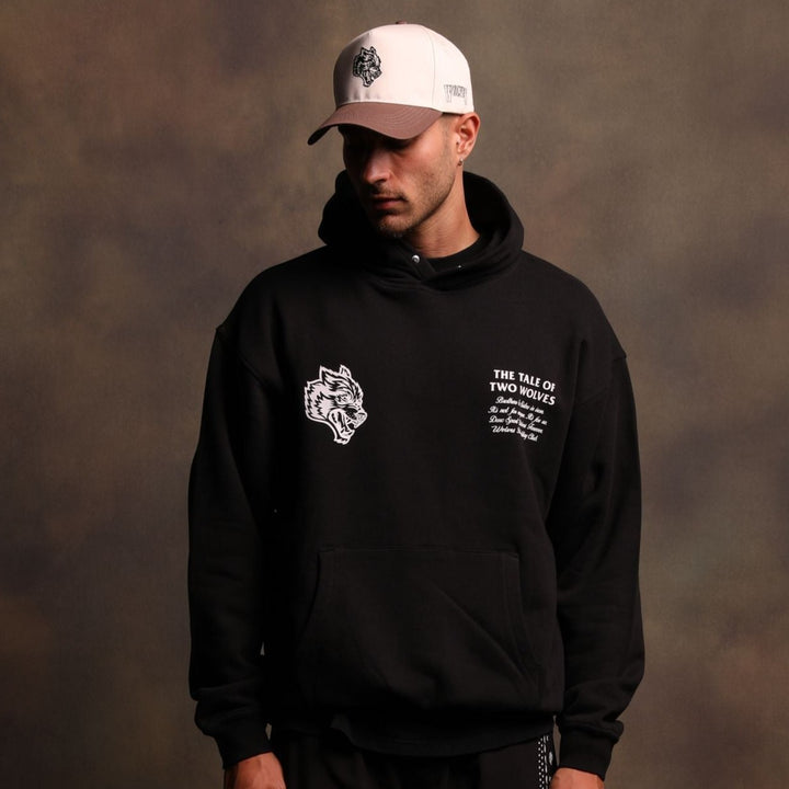 Southwest Paisley "Vintage Pierce" Hoodie in Black