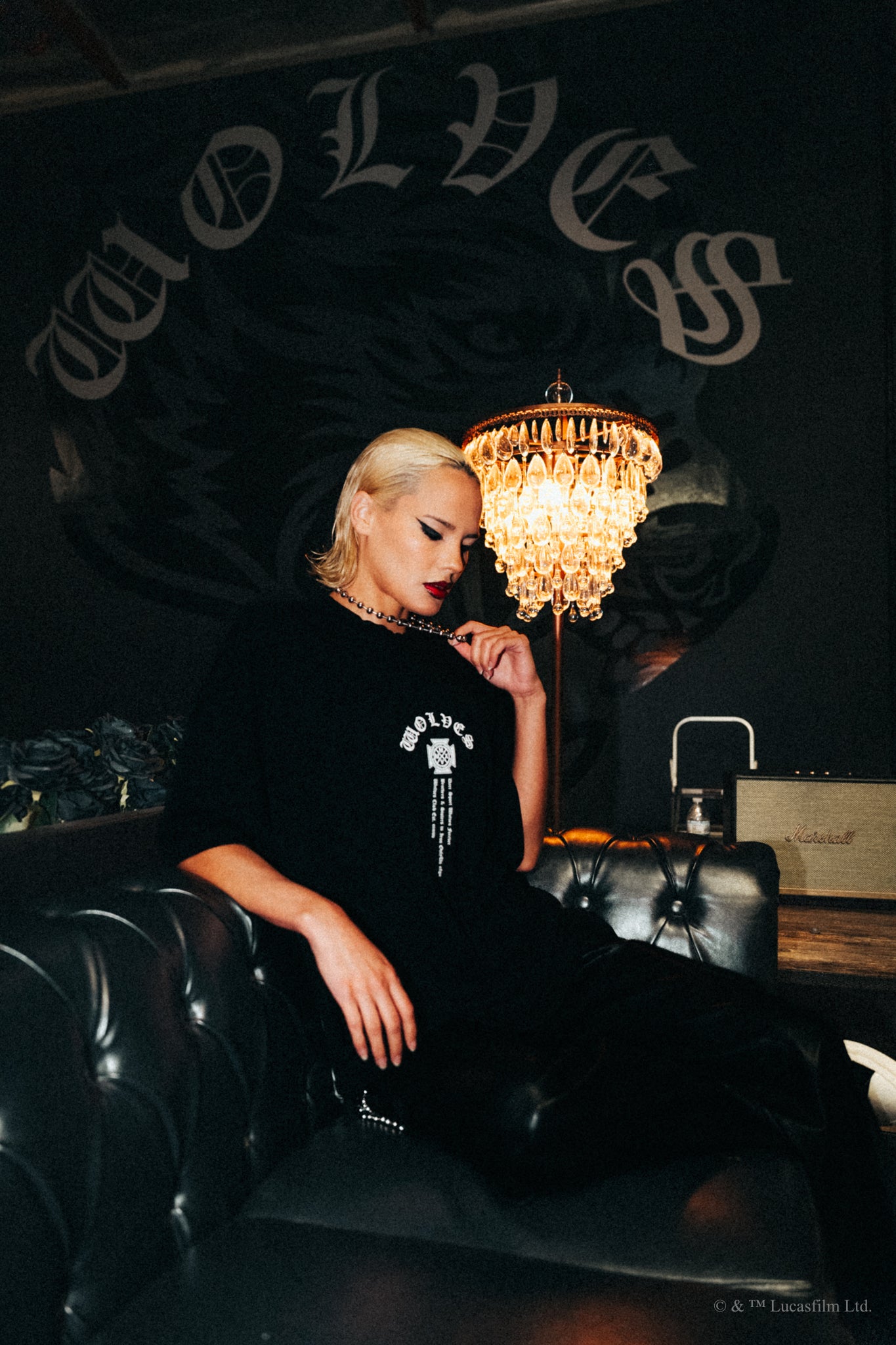 Vader "Side By Side" Series Premium Tee in Black