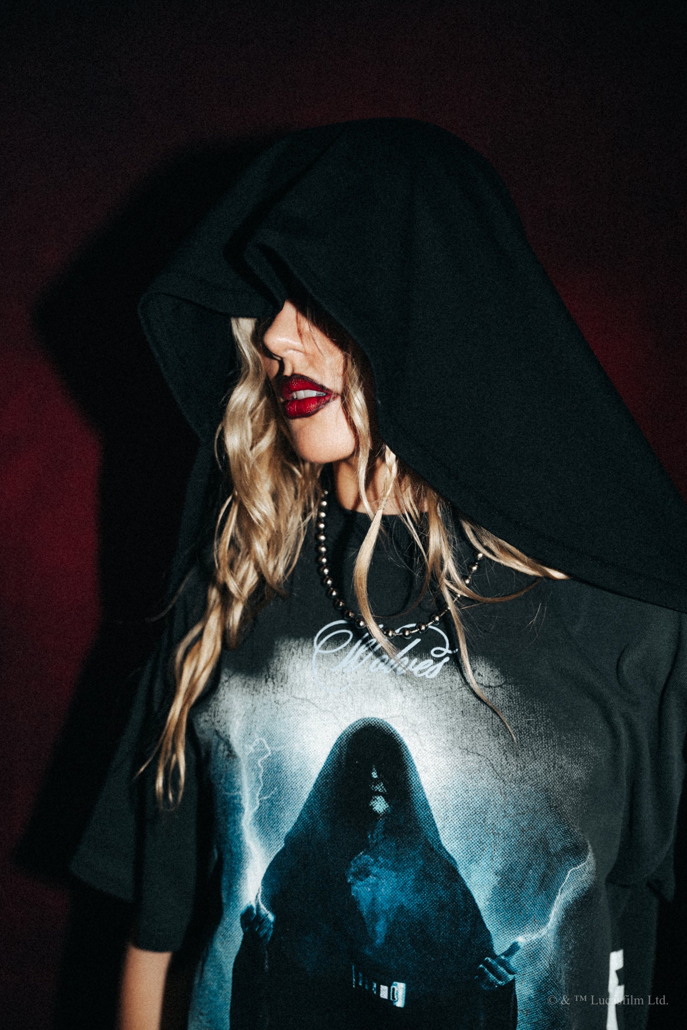 (1 OF 500) Sith Lord "Premium" Oversized Tee in Wolf Gray