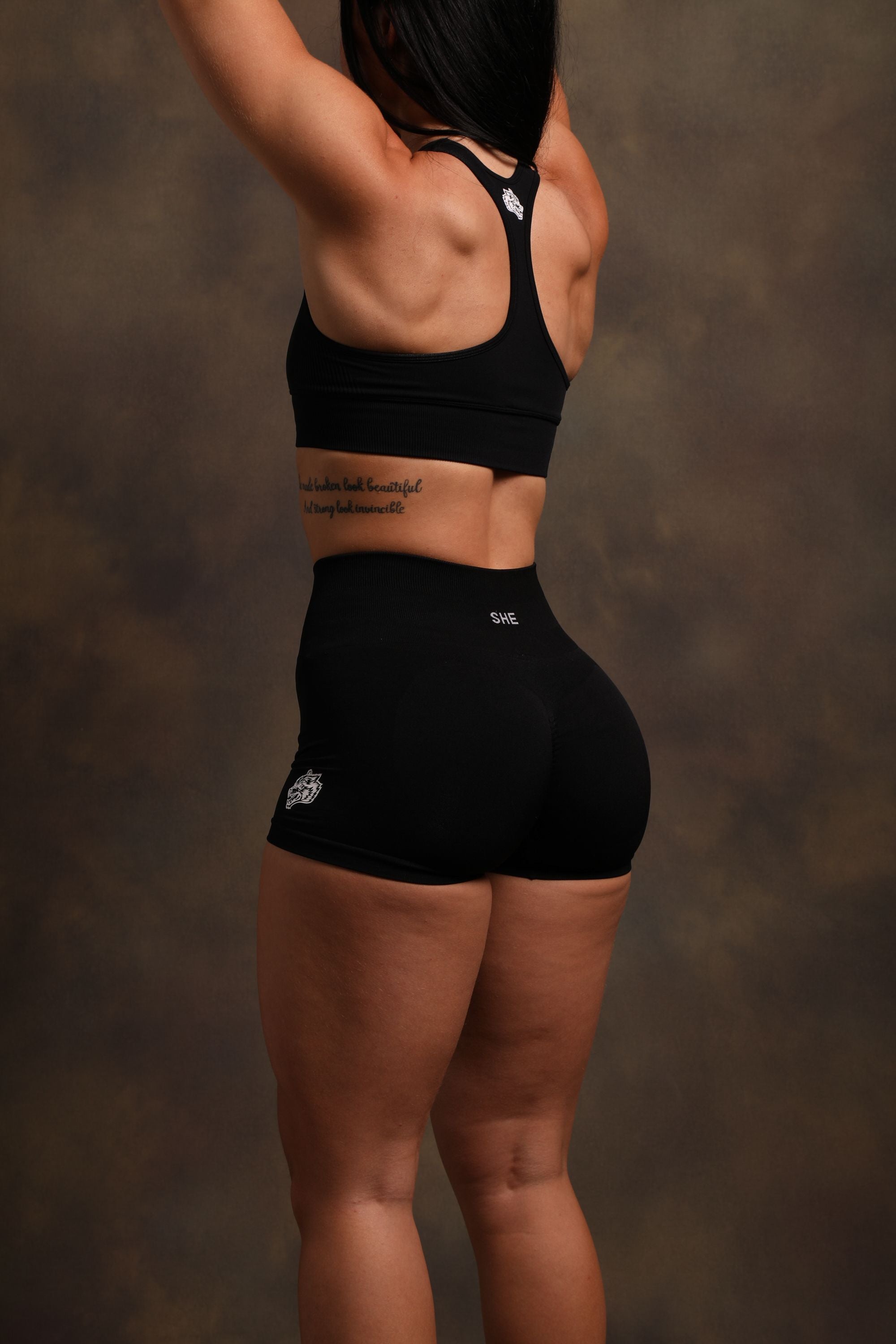Wolves Forever Everson Seamless "Sierra" (V1) Shorts in Black