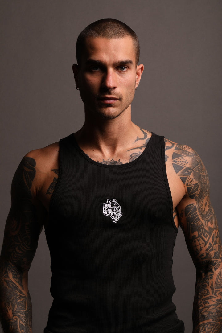 Rep "Ribbed" Tank in Black