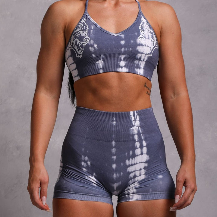 Wolves Forever Seamless Everson "Training" Shorts in Norse Blue Serpent