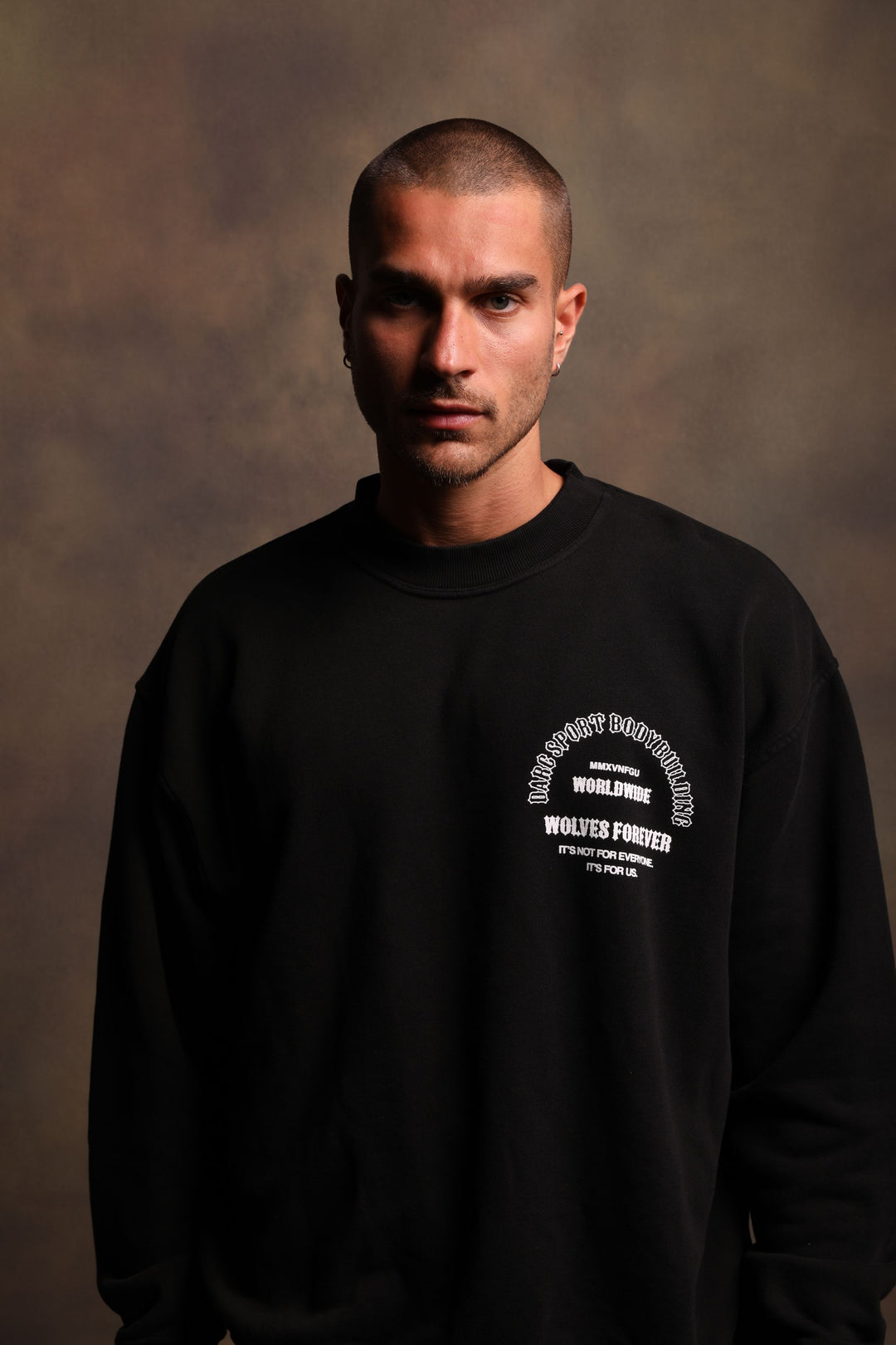 The One You Feed "Vintage London" Crewneck in Black