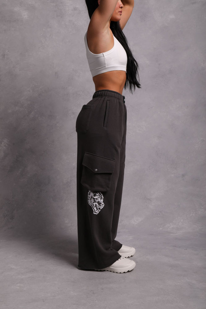 Underneath It All Durst Cargo Sweats in Wolf Gray