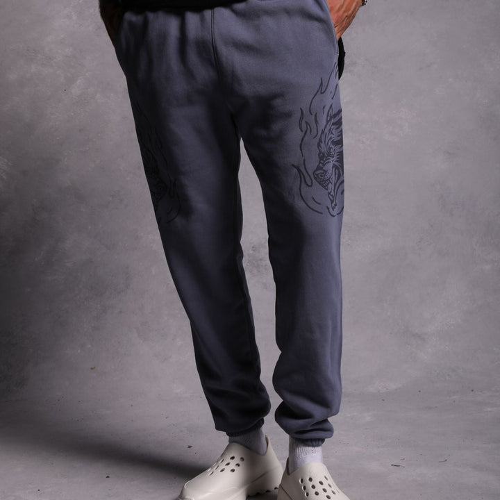 Fired Up Premium Post Lounge Sweats in Norse Blue