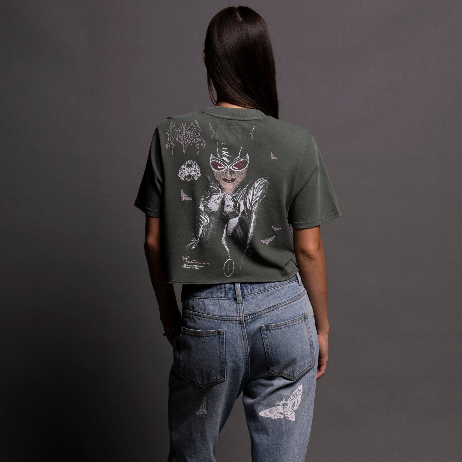 Dangerous "Premium" (Cropped) Tee in Green Ivy