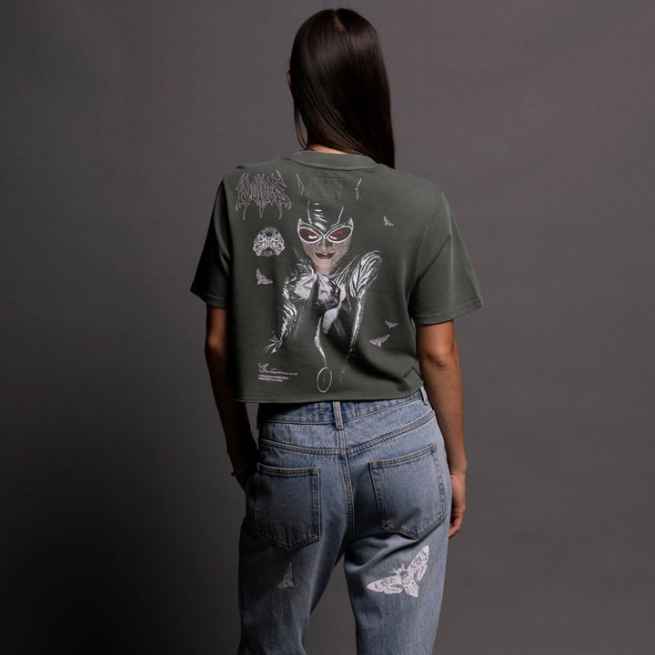 Dangerous "Premium" (Cropped) Tee in Green Ivy