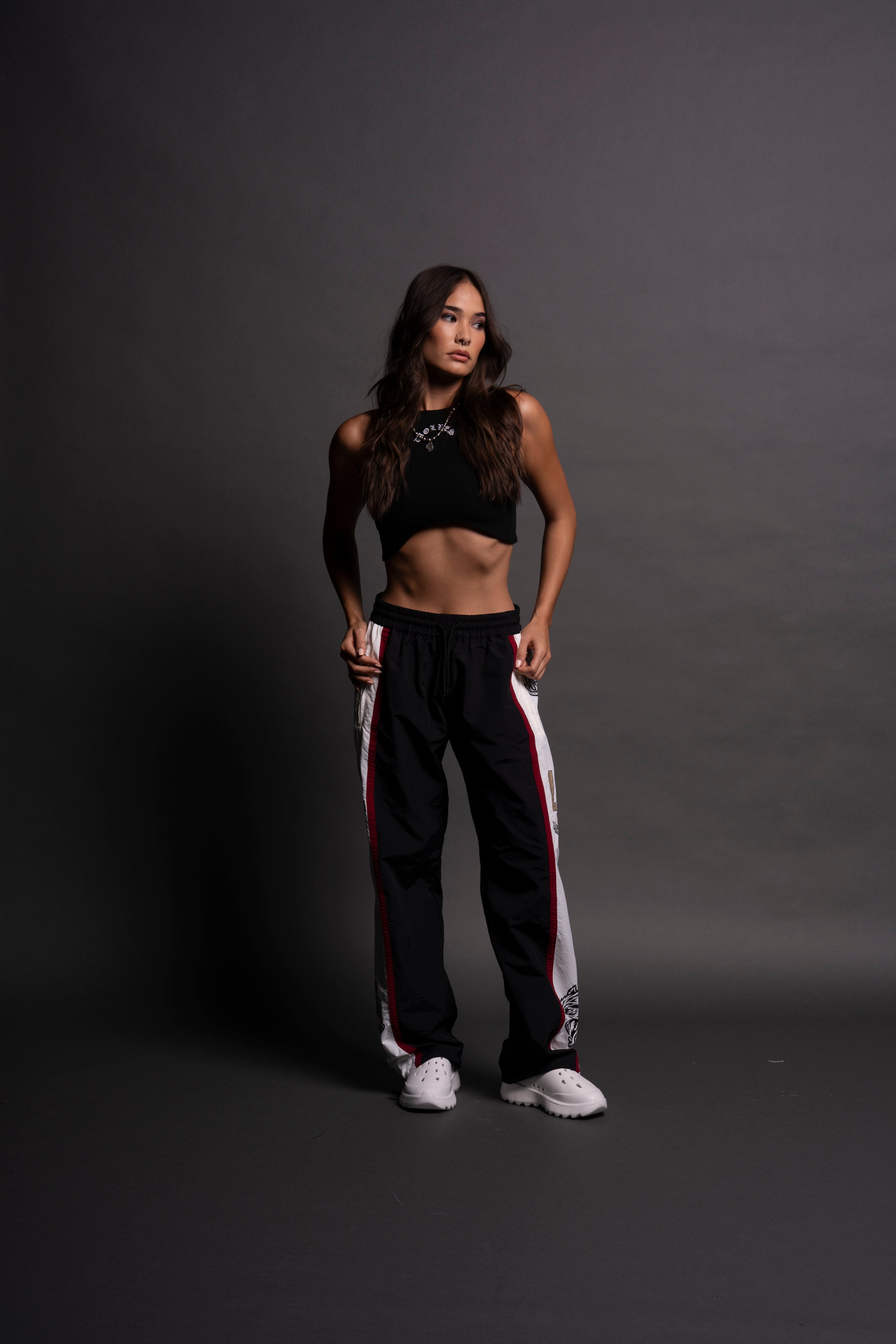 Our Zone Remind Unisex Track Pants in Black