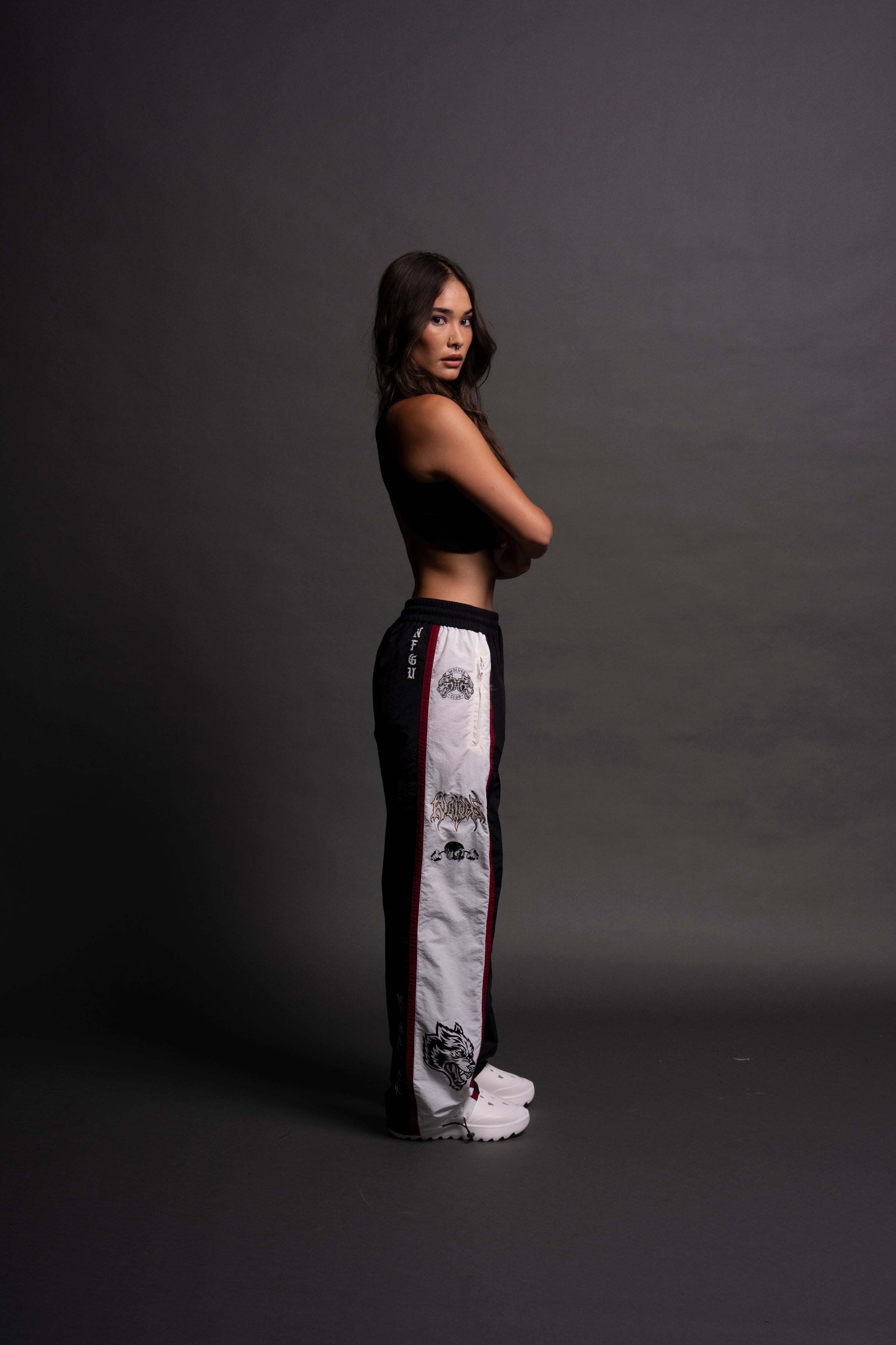 Our Zone Remind Unisex Track Pants in Black