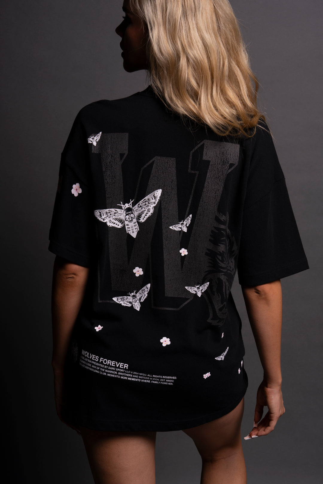 Freedom "Premium" Oversized She Tee in Black