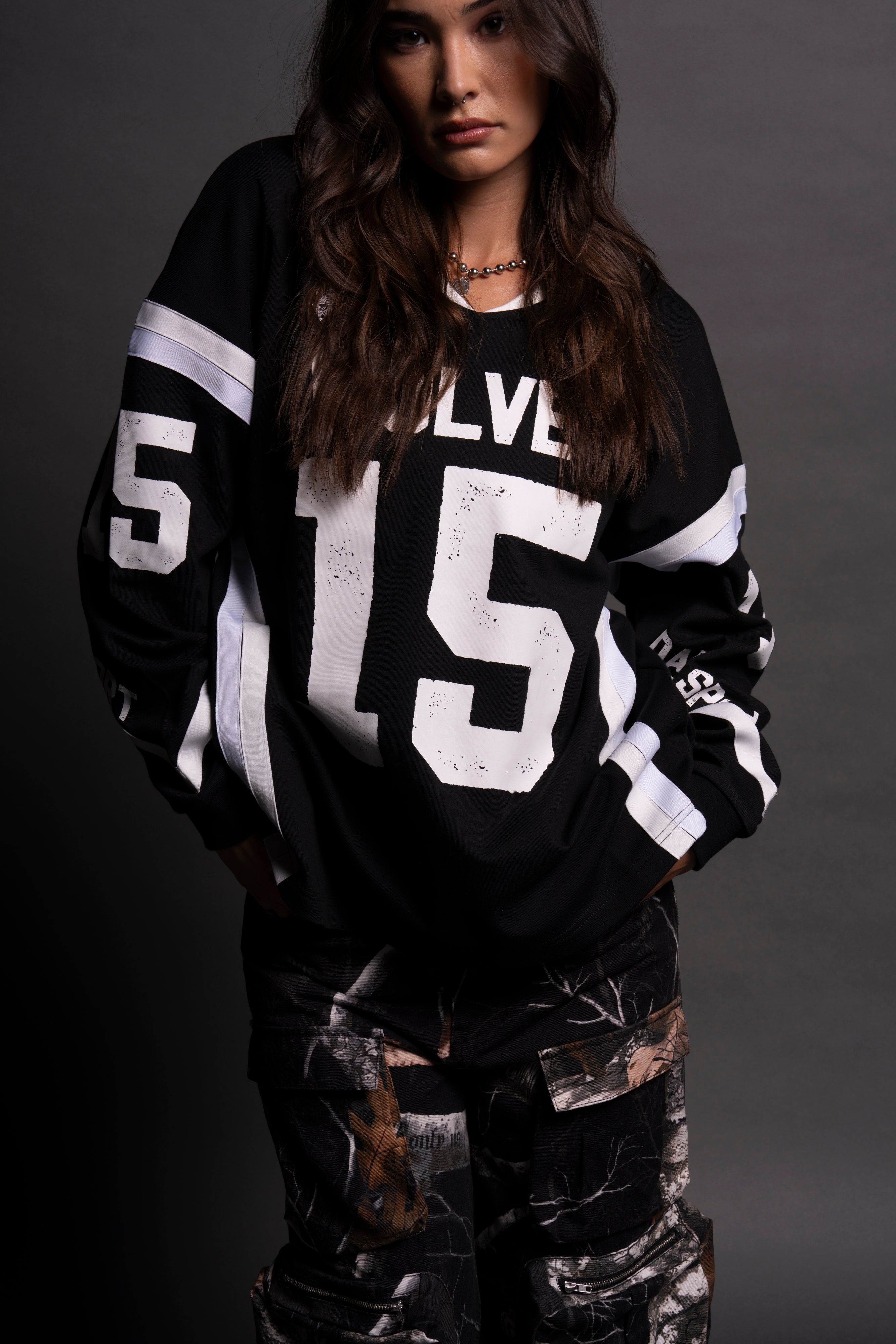 Our Zone Bailey Motocross Jersey in Black/Cream