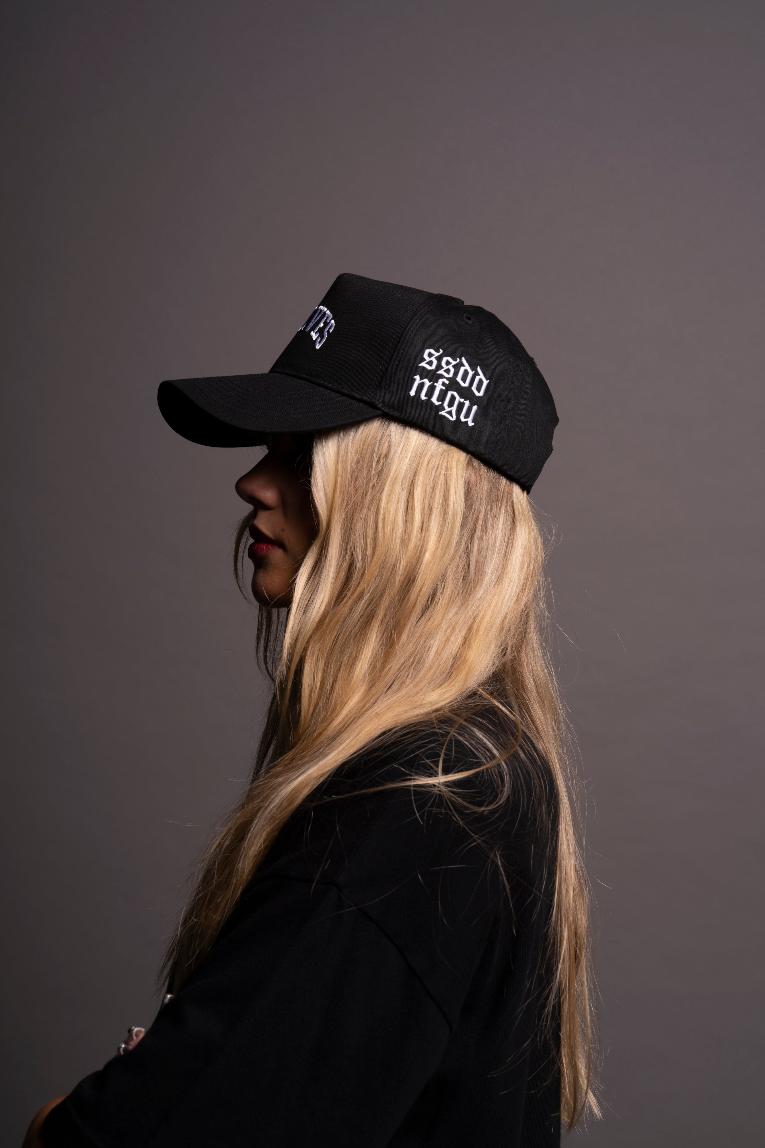 Real Loyalty 5 Panel Hat in Black