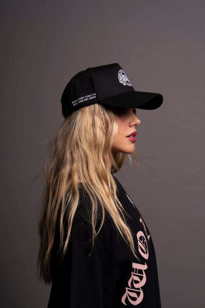 Bushido Wolves 5 Panel Hat in Black