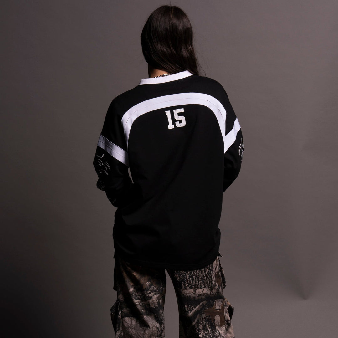 Hesh Bailey Motocross Jersey in Black/White