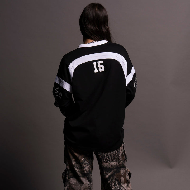 Hesh Bailey Motocross Jersey in Black/White