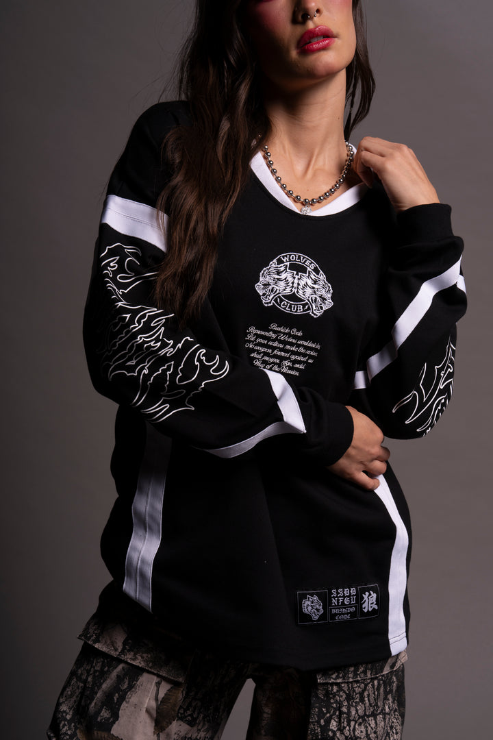 Hesh Bailey Motocross Jersey in Black/White