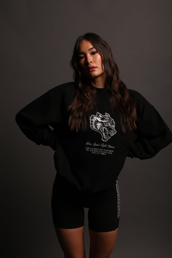Inner Strength "London" Unisex Crewneck in Black