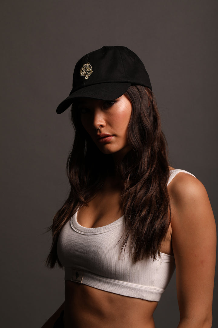 F Cancer Dad Hat in Black/Cream