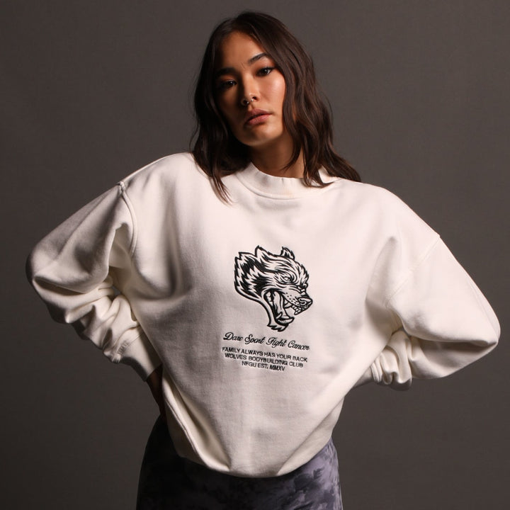 Inner Strength "London" Unisex Crewneck in Cream