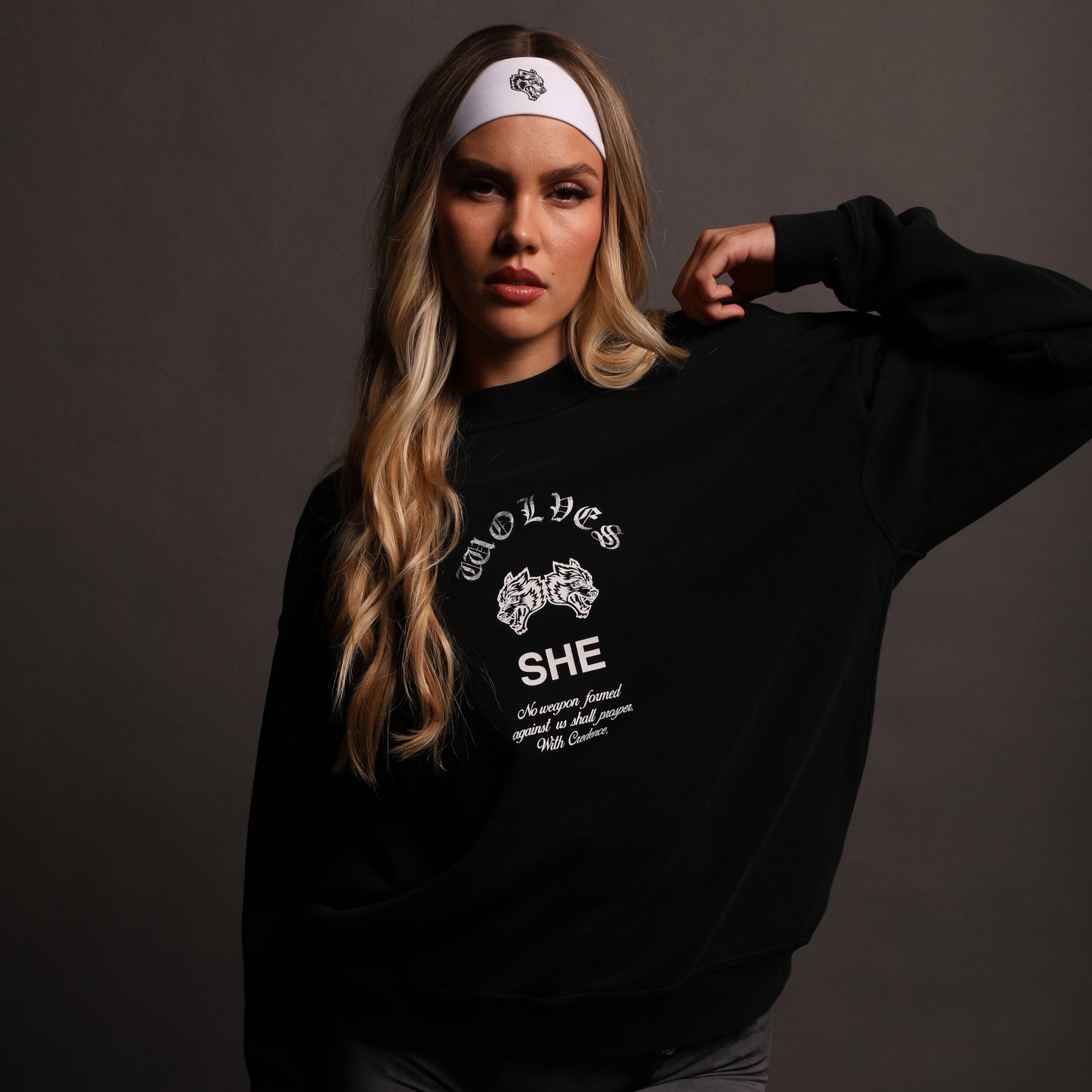 Chopper She London Crewneck in Black