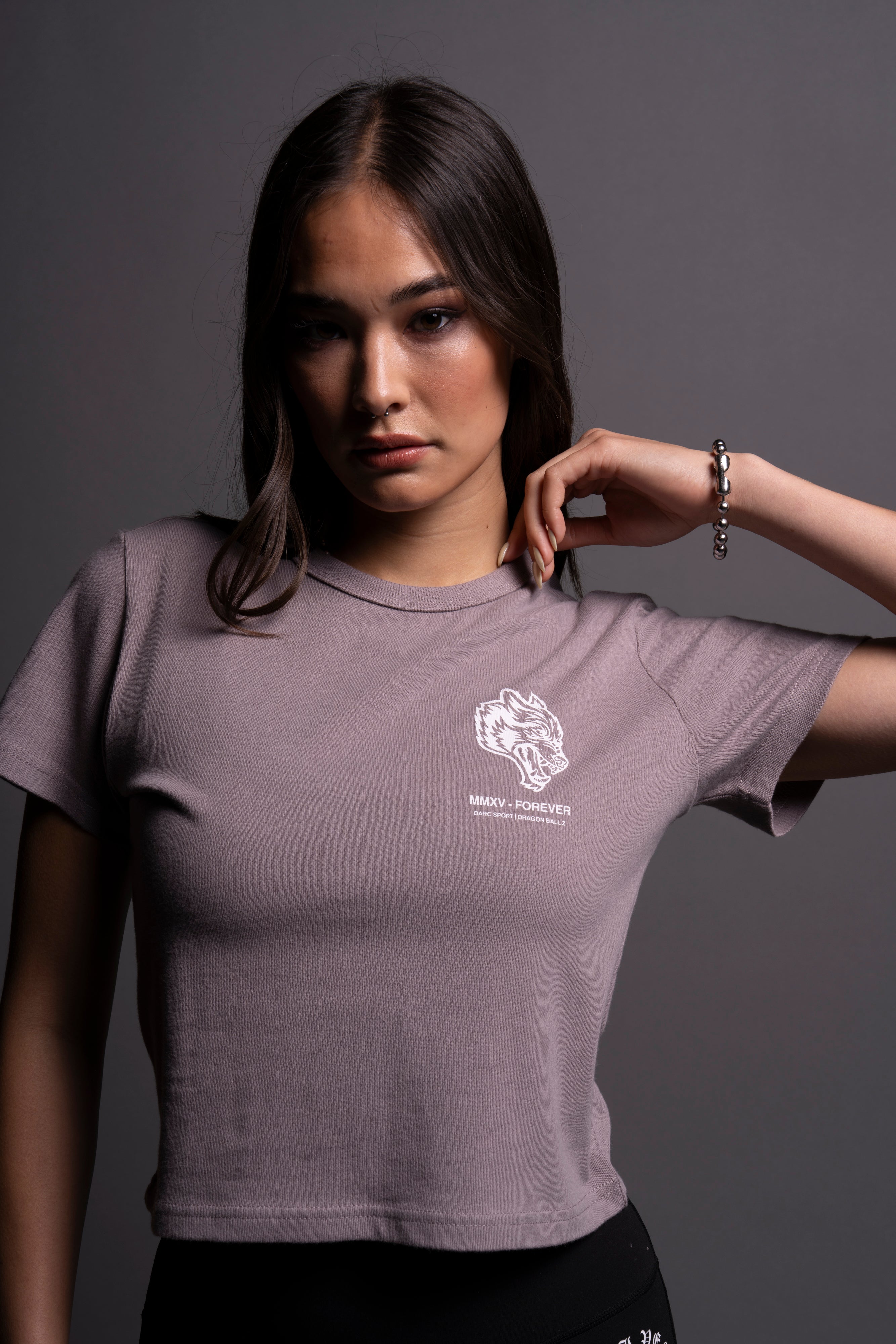Shenron "Timeless" Tee in Pale Gray