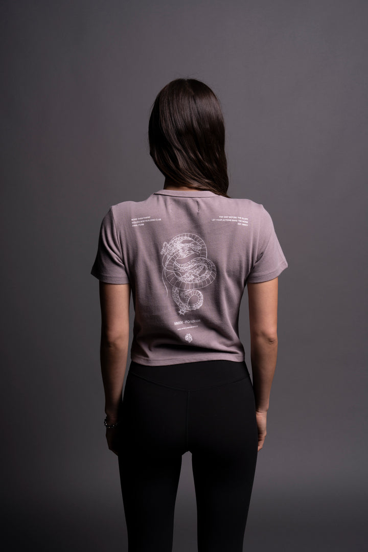 Shenron "Timeless" Tee in Pale Gray