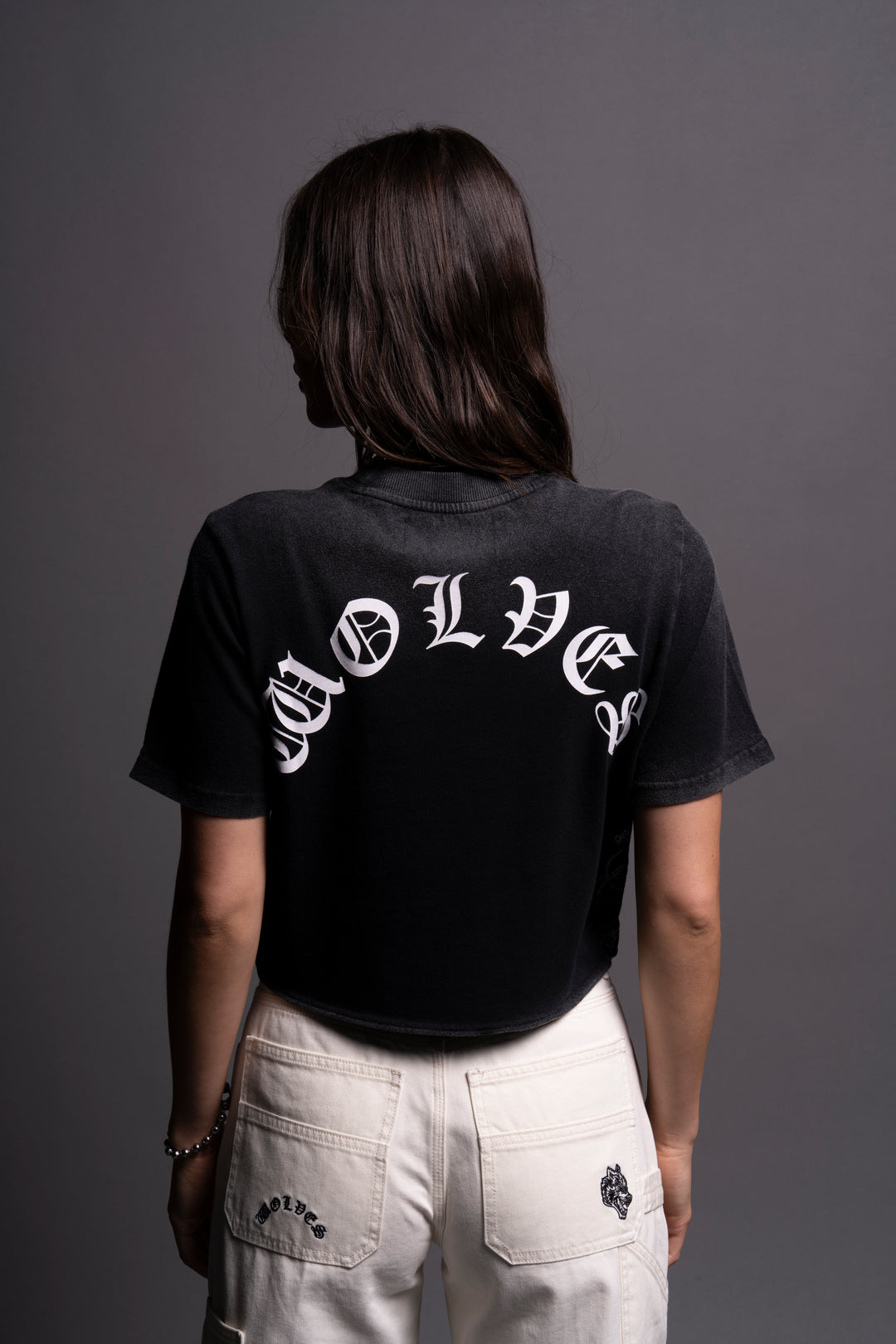 Our Wish "Premium" (Cropped) Tee in Black