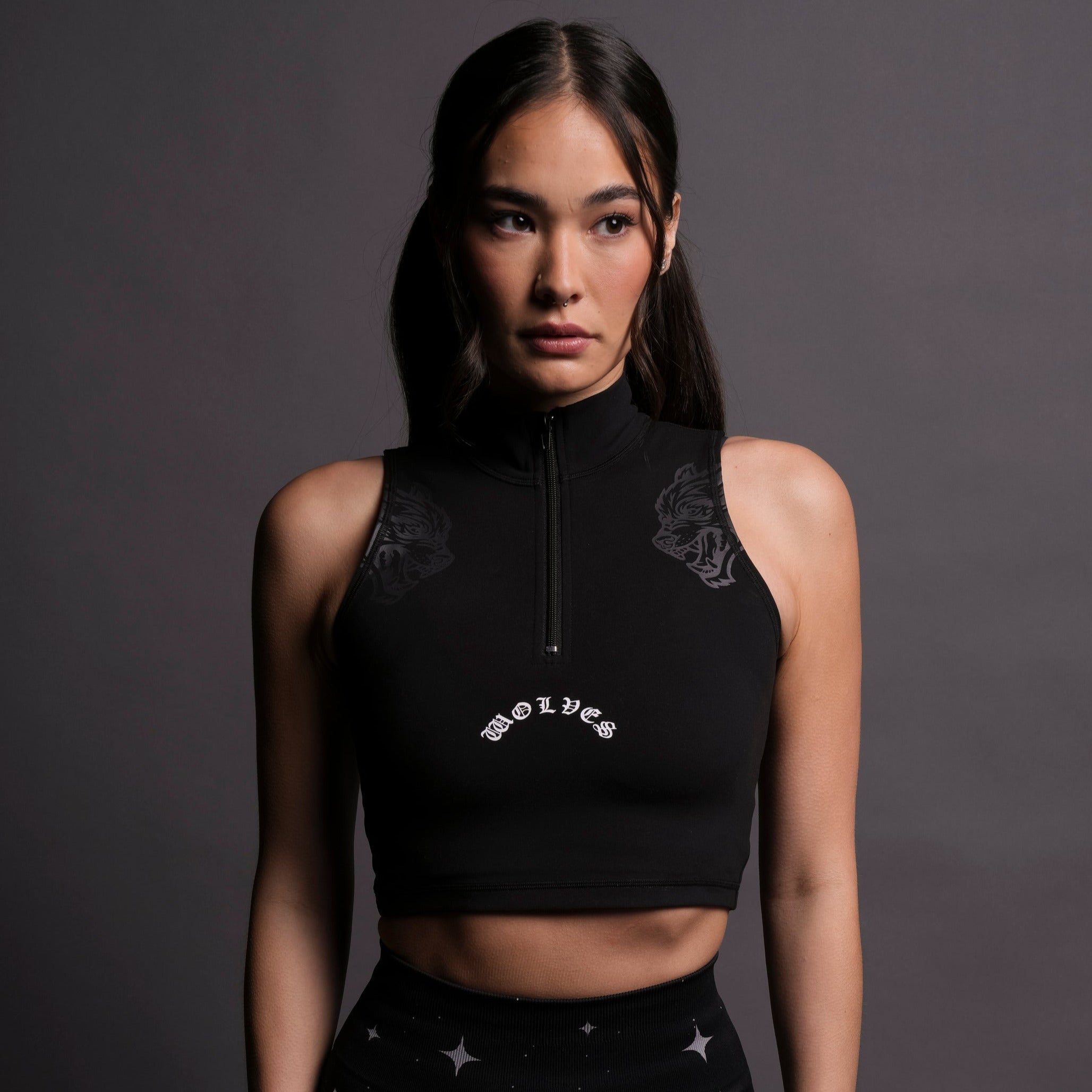 Wolves Forever "Tana" Energy Vest in Black