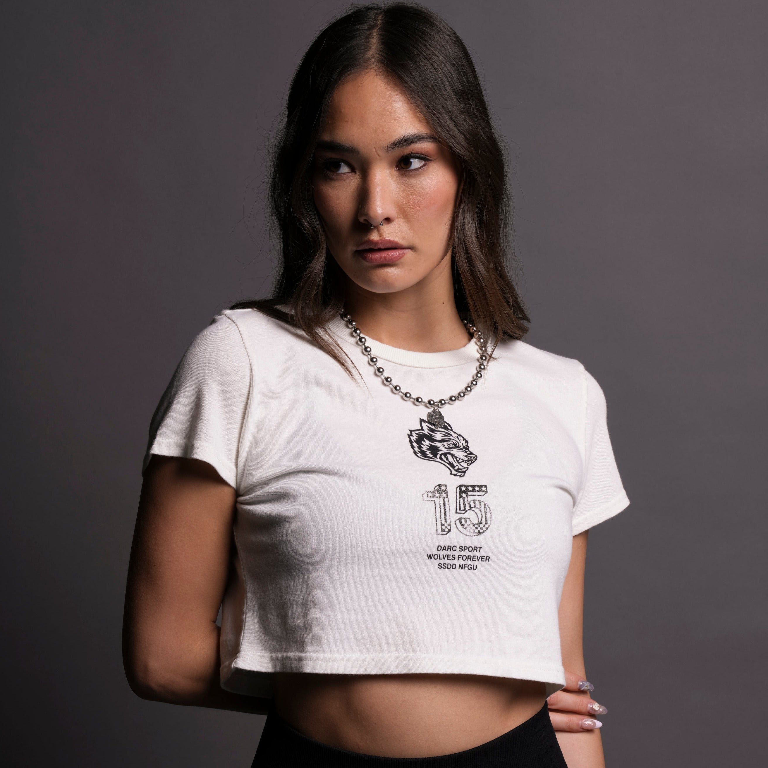 Life Moves Fast V2 "Vintage Timeless" (Cropped) Tee in Cream