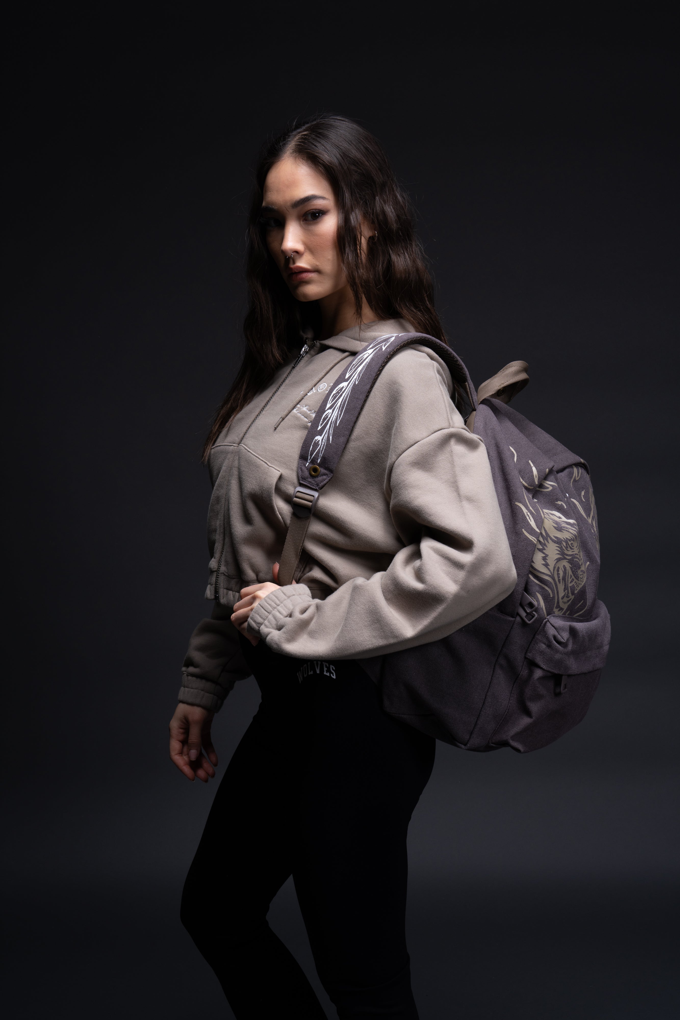 With Valor Everyday Backpack in Darc Coffee