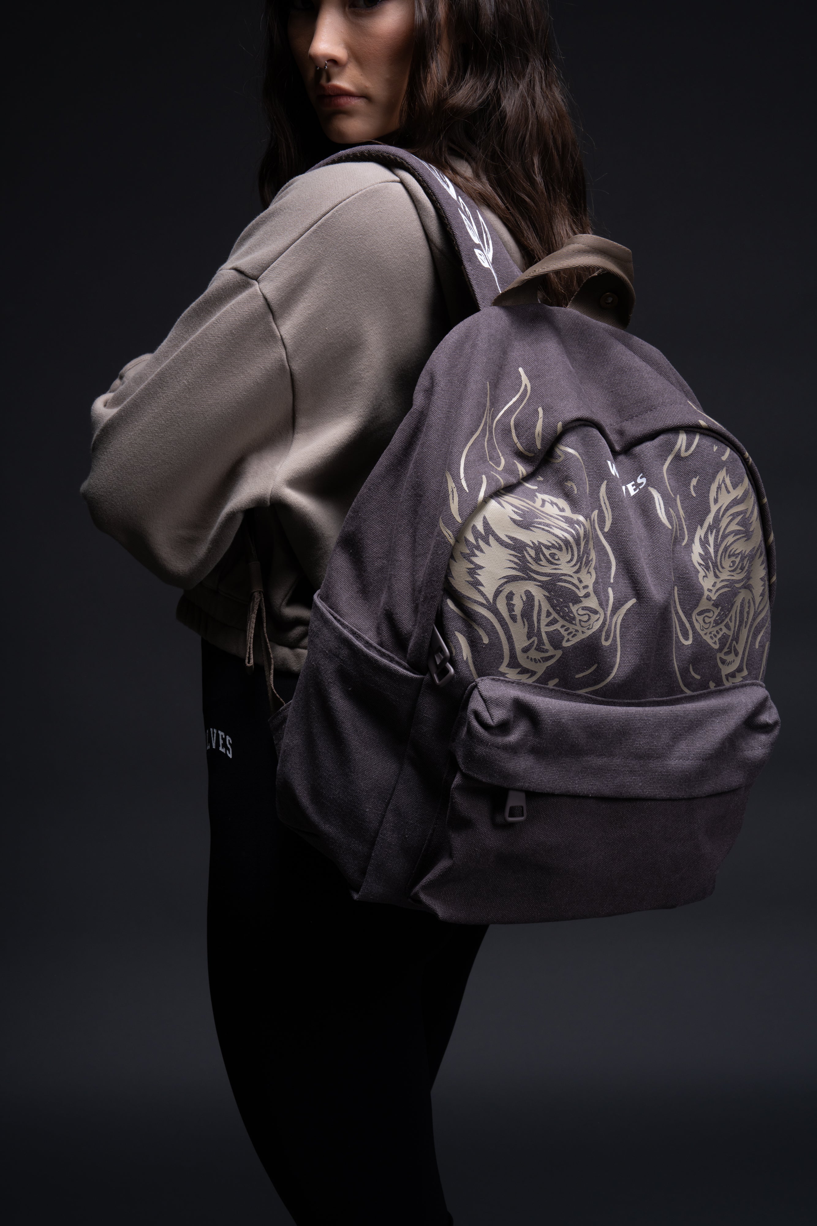 With Valor Everyday Backpack in Darc Coffee