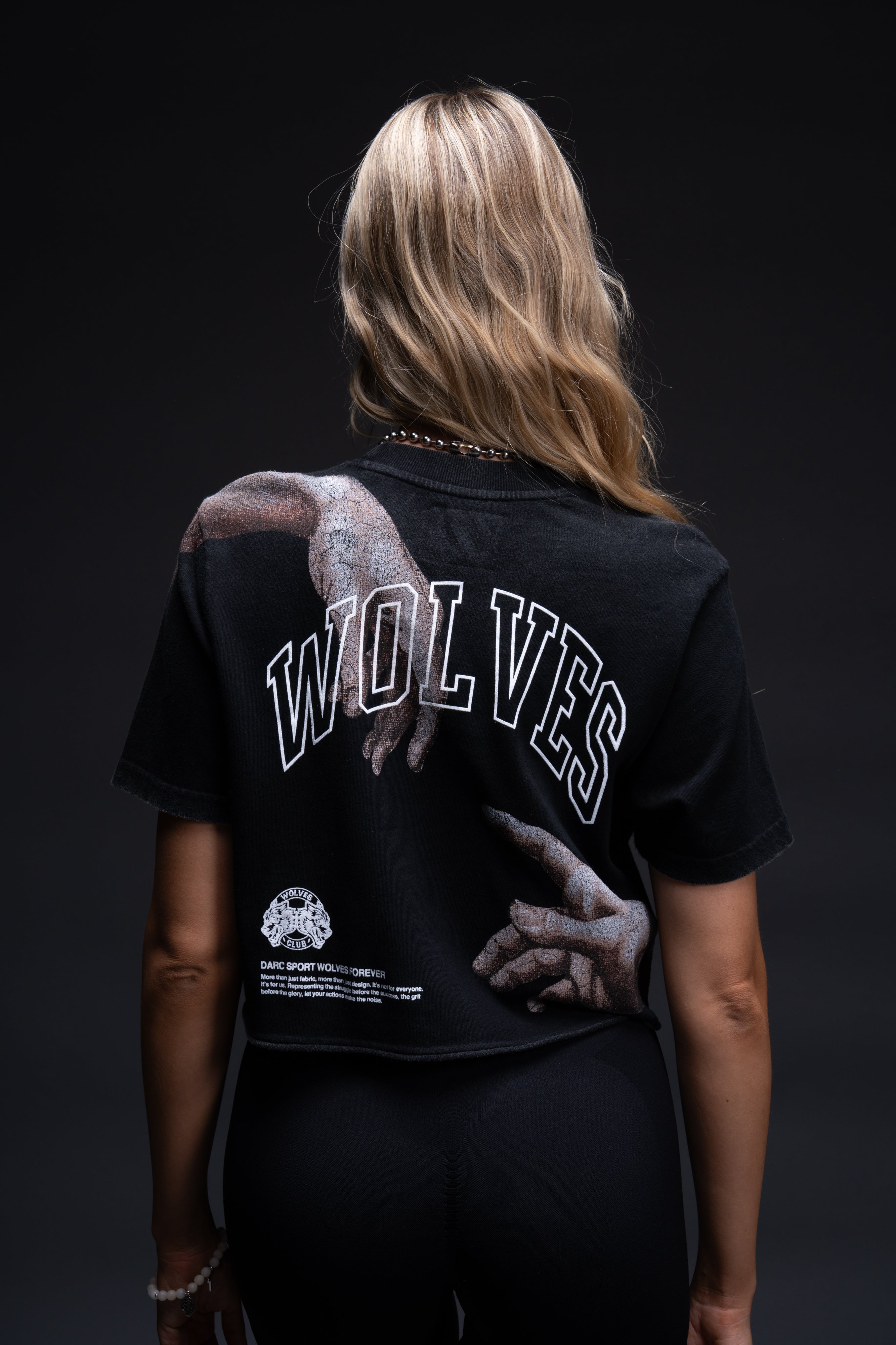 Creator "Premium Vintage" Oversized (Cropped) Tee in Black