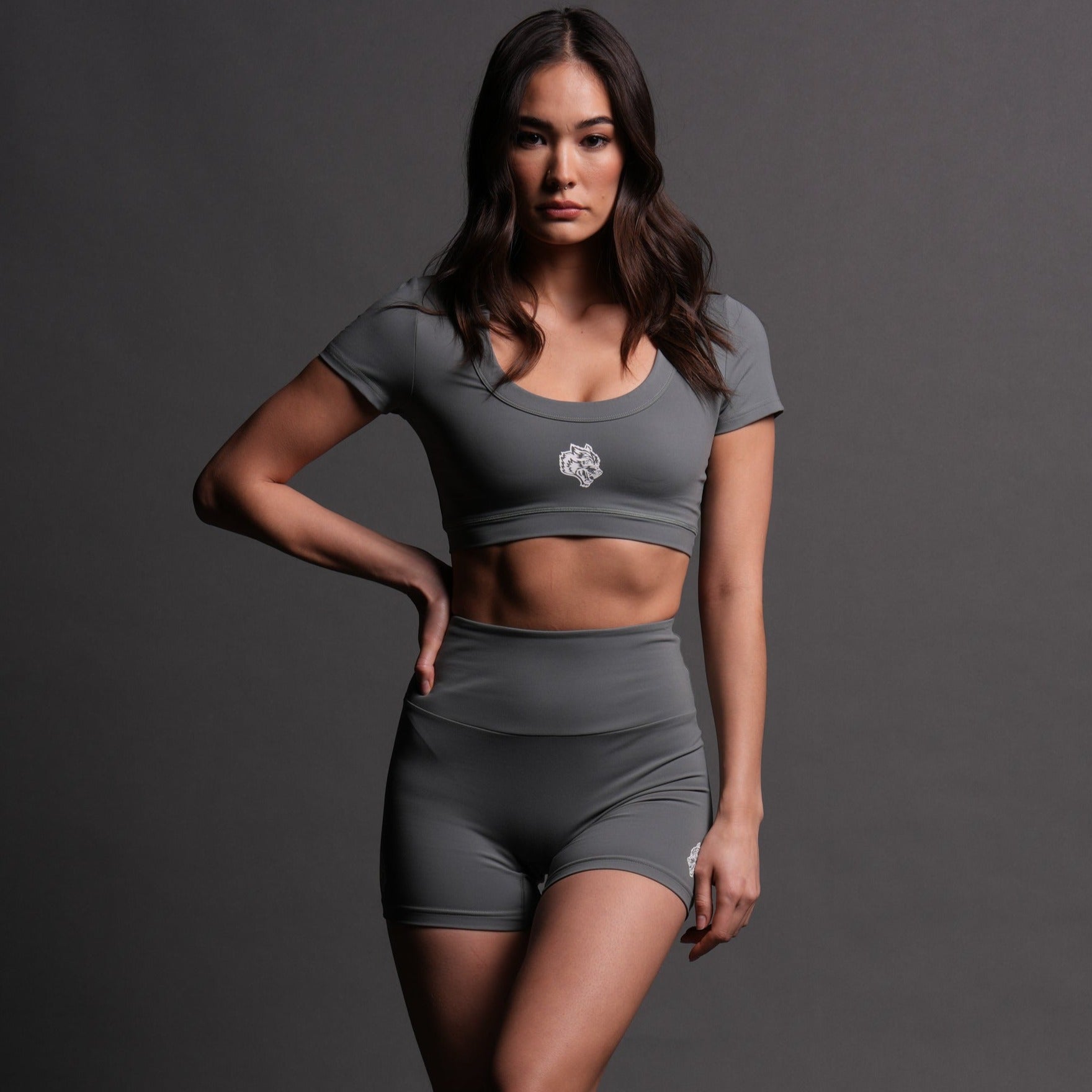 Single S/S Grace "Energy" Top in Greek Stone