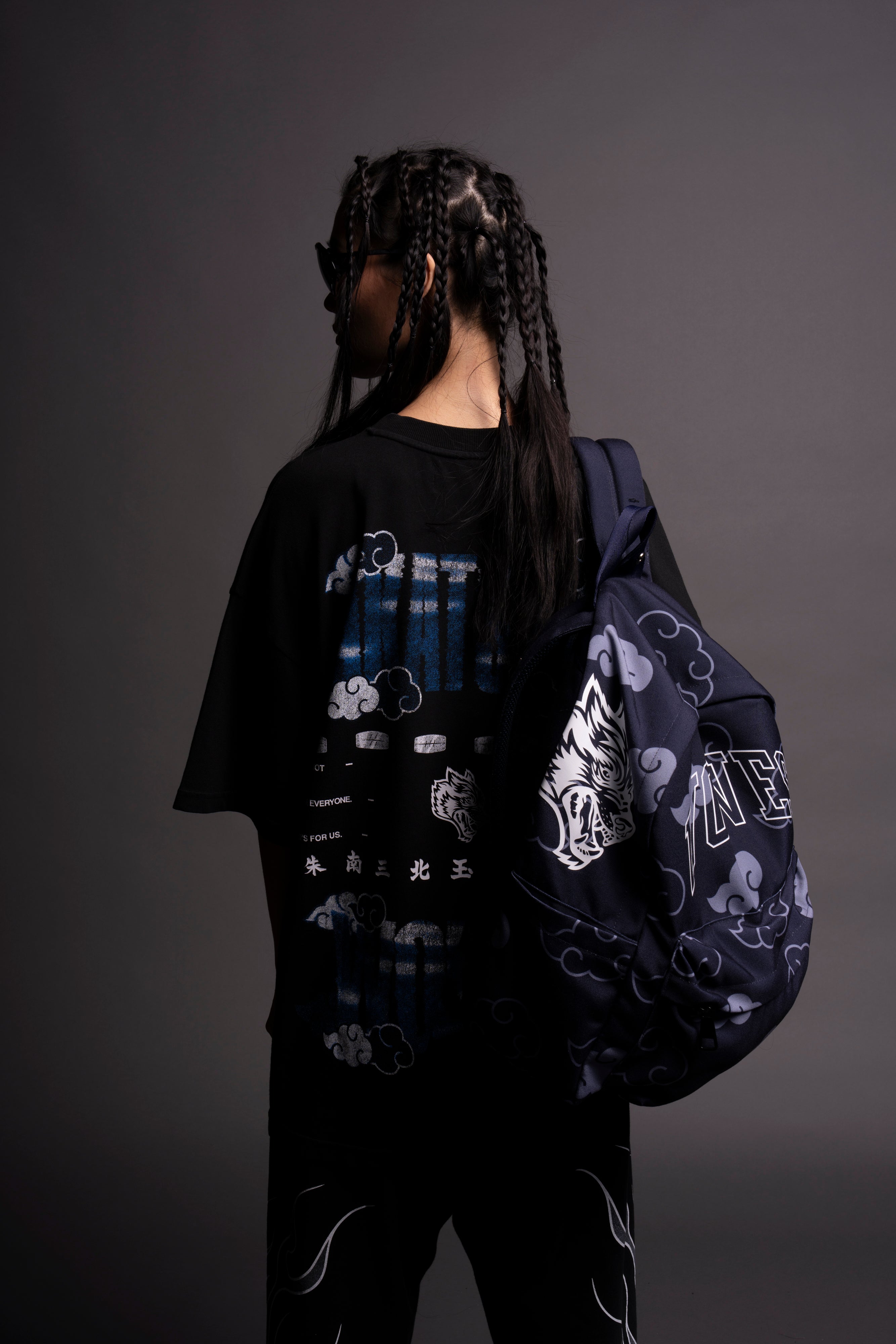 Wolf Clouds Everyday Backpack in Storm Blue