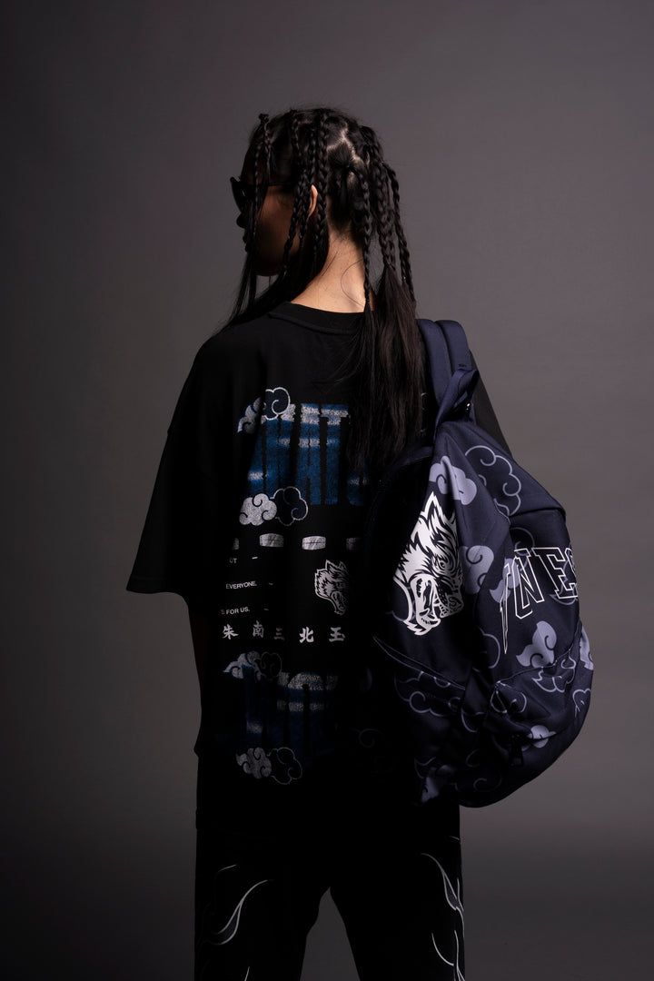 Wolf Clouds Everyday Backpack in Storm Blue