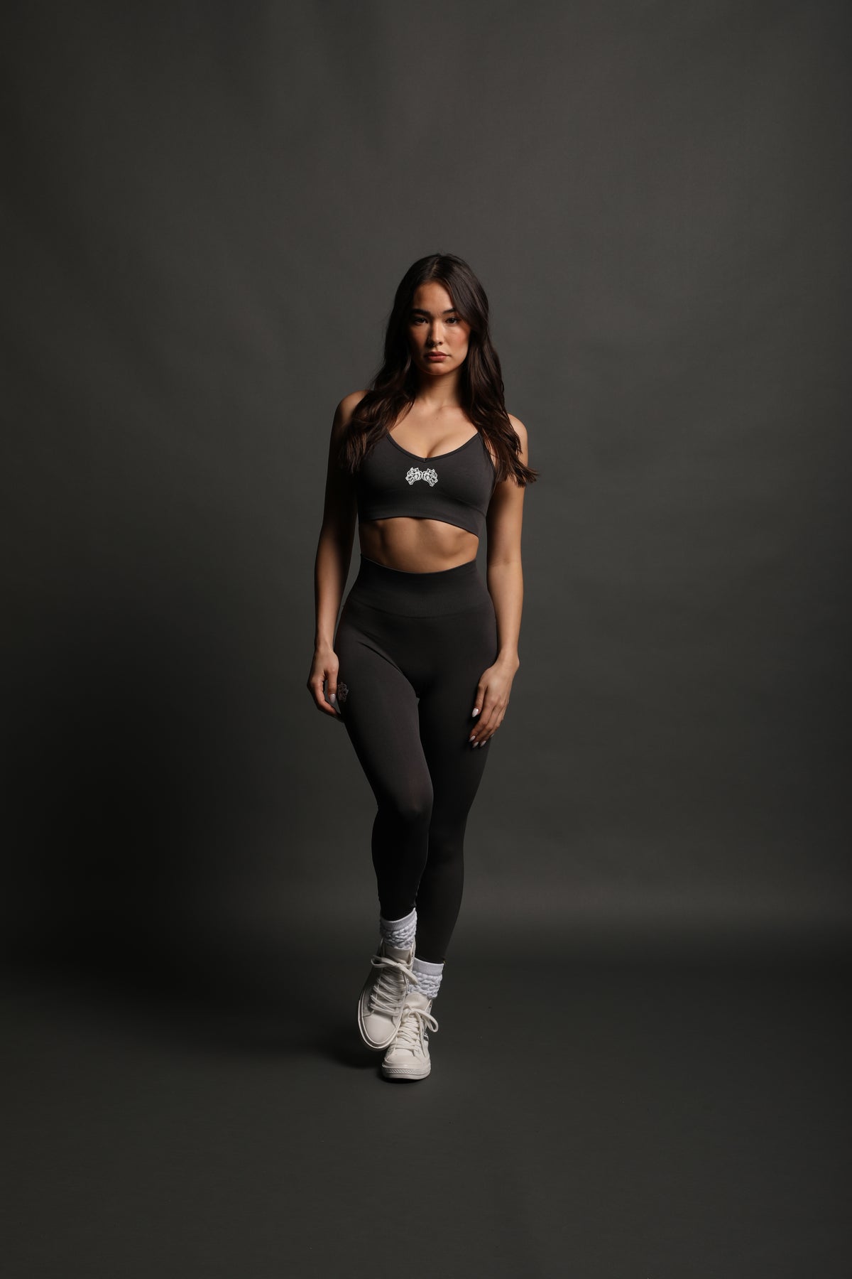 IYKYK Everson Seamless Sports Bra in Black