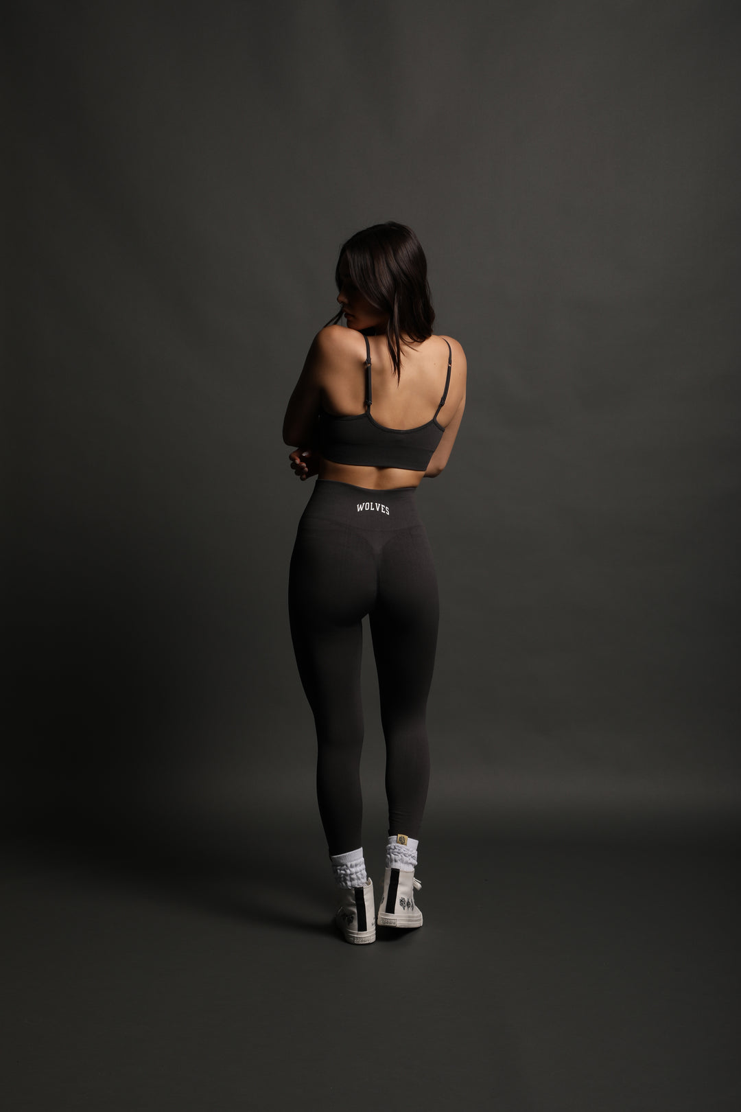 IYKYK Everson Seamless "Sports" Bra in Wolf Gray