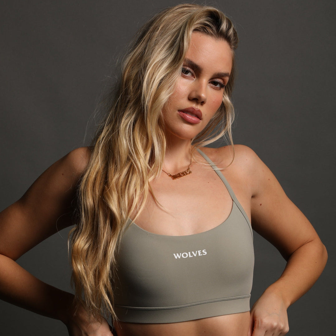 Hardcore V3 "Energy" Everyday Sports Bra in Owen Green