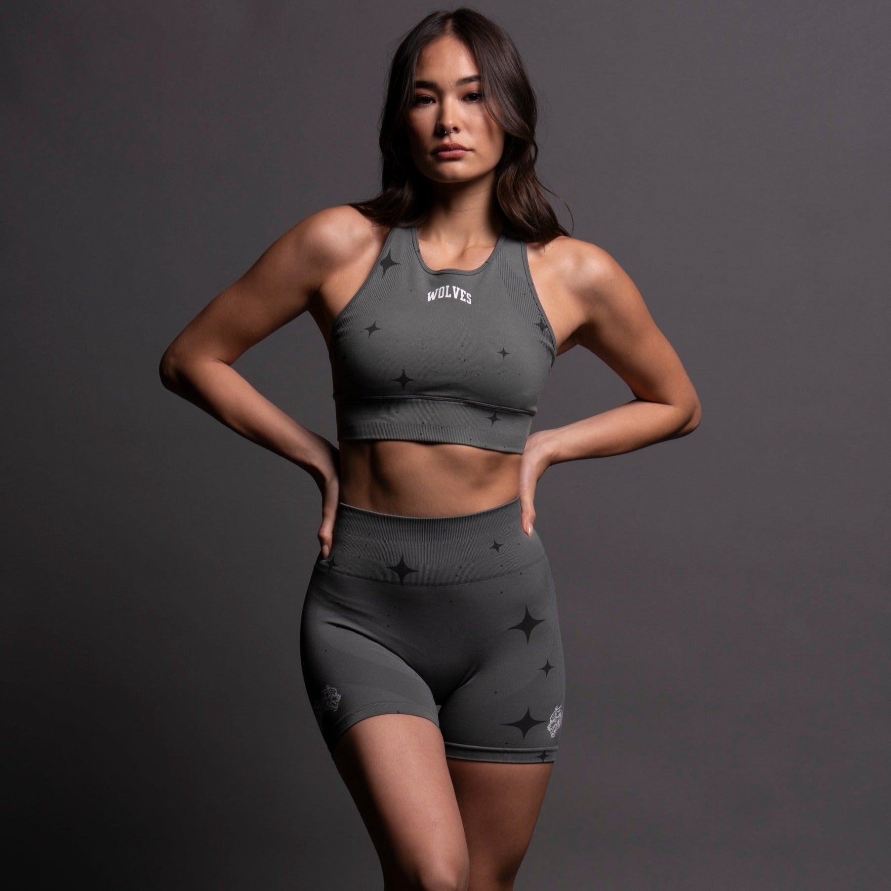 Loyalty "Everson Seamless" Racerback Tank in Greek Stone Starry Night